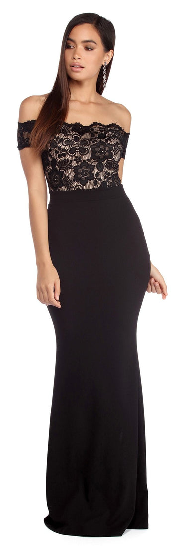 Lola Off The Shoulder Lace Dress